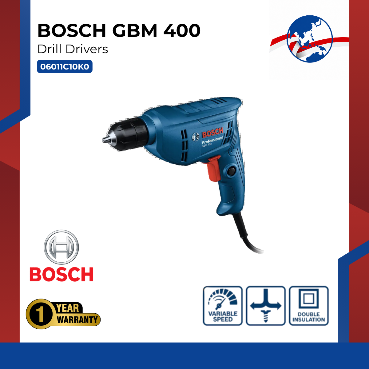 BOSCH Drill Drivers GBM 400