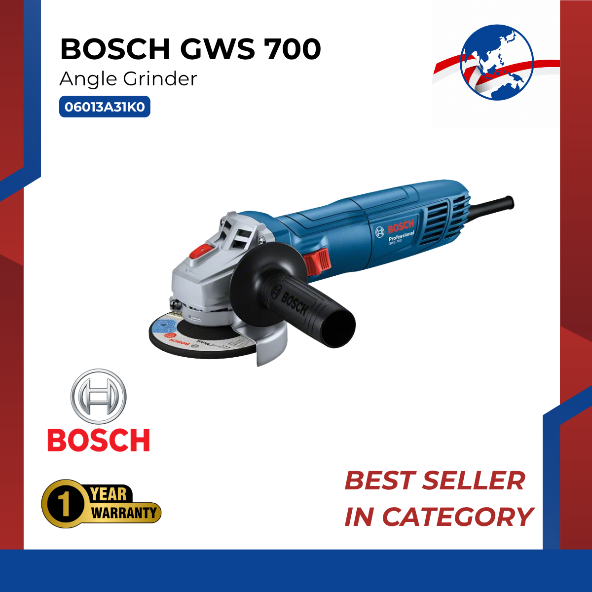 Bosch Range Angle Grinder GWS 700