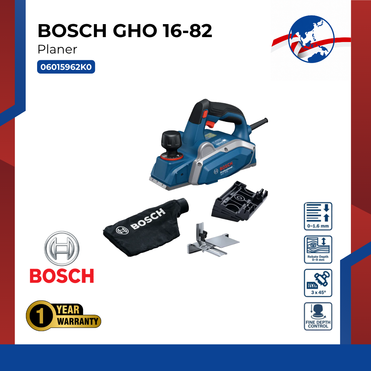 BOSCH Planer GHO 16-82