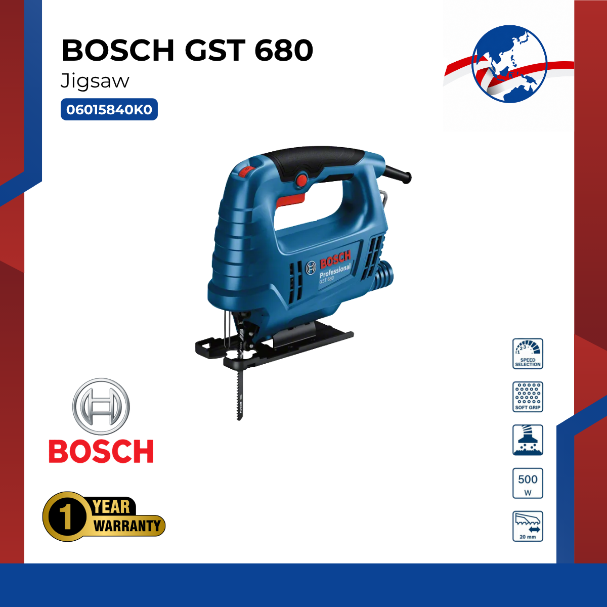 BOSCH Jigsaw GST 680
