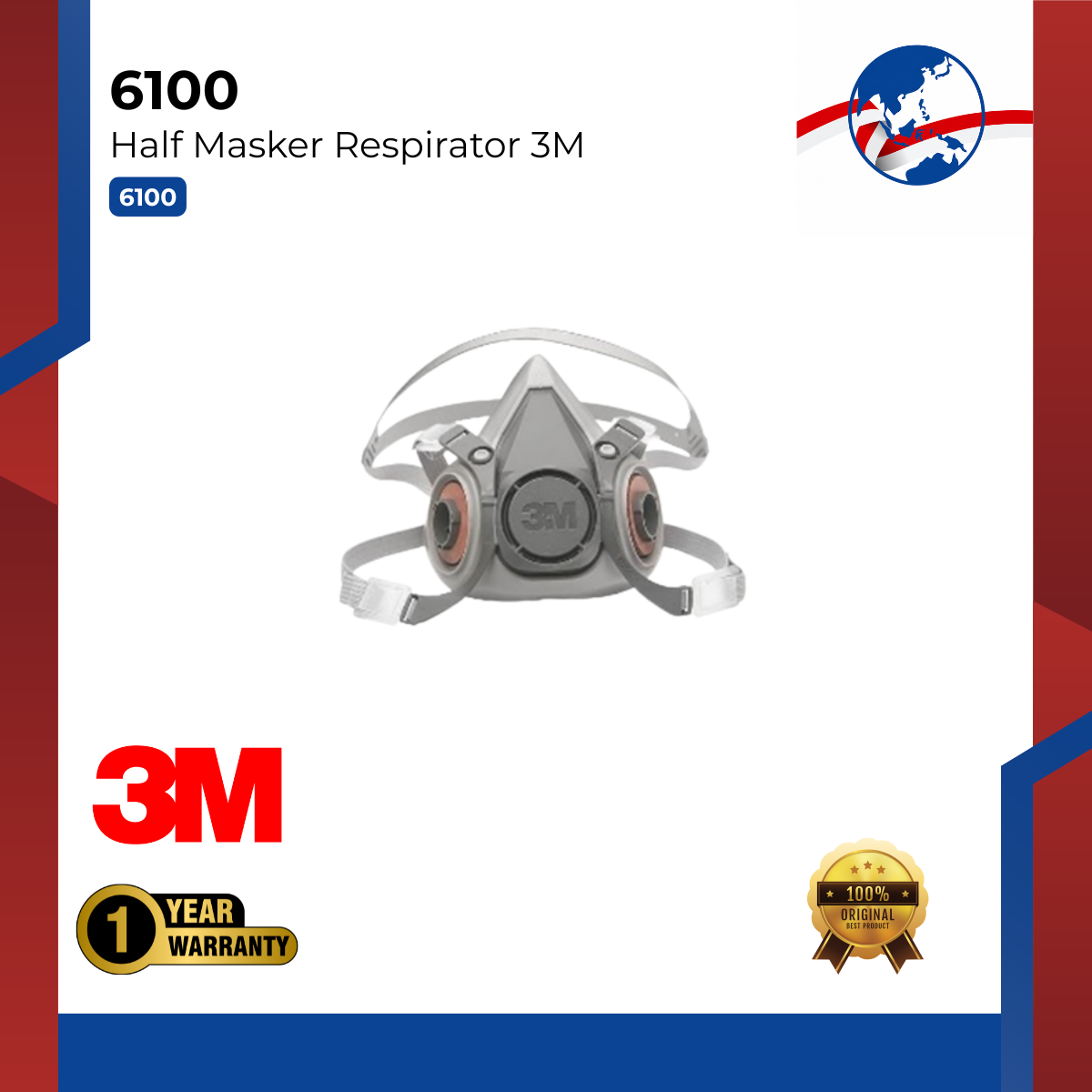Half Masker Respirator 3M